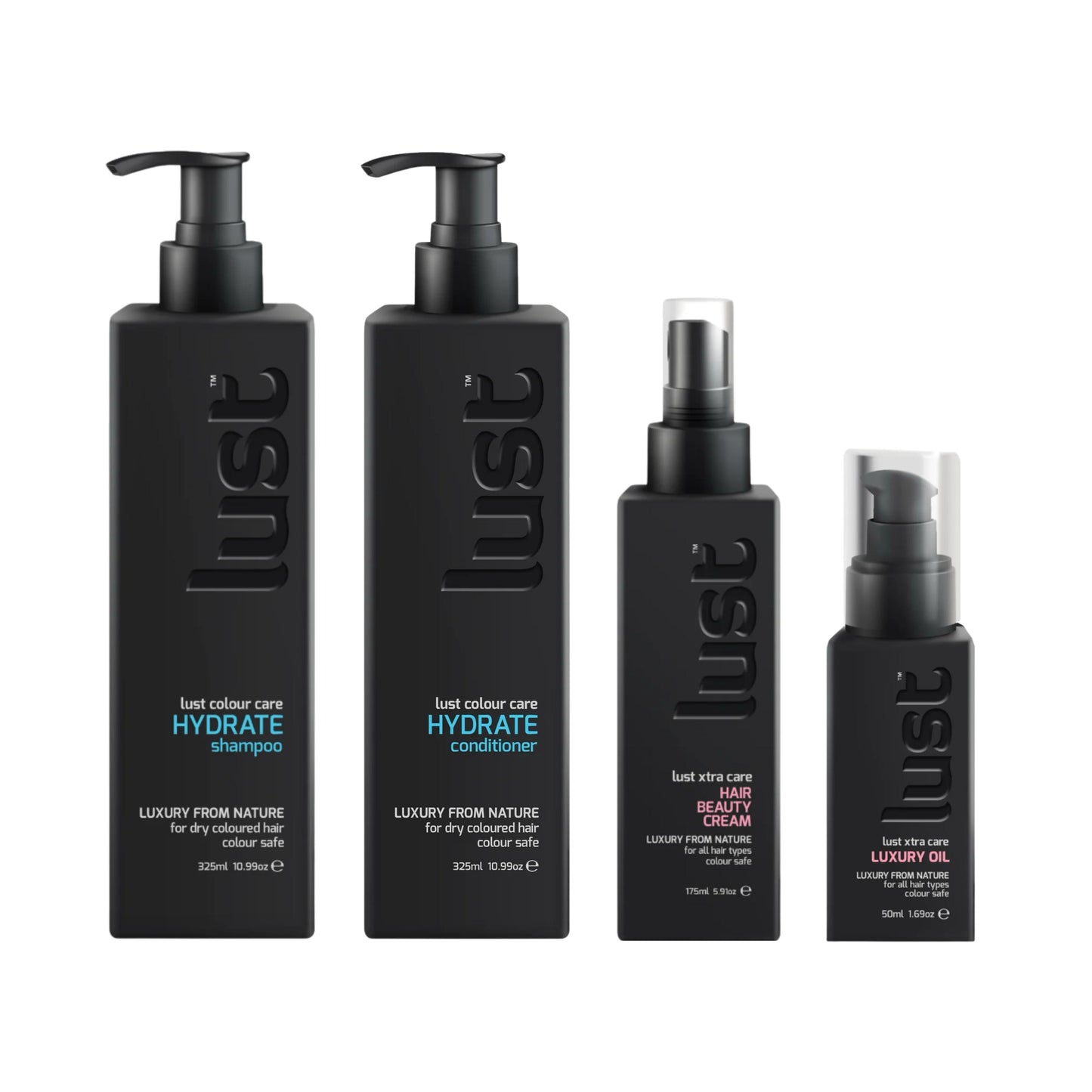 Hydrate Pack + Luxury Oil + Hair Beauty Cream